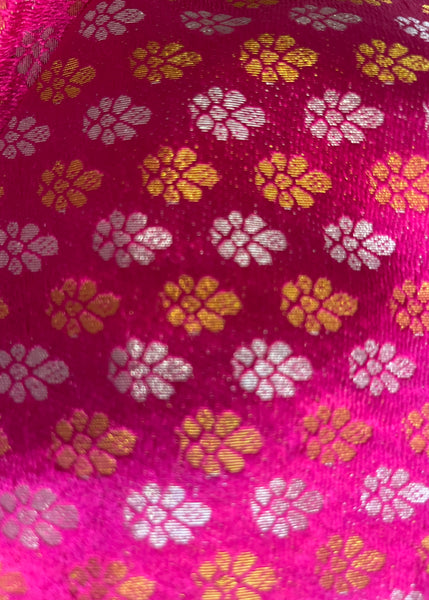 Pink Brocade Blouse